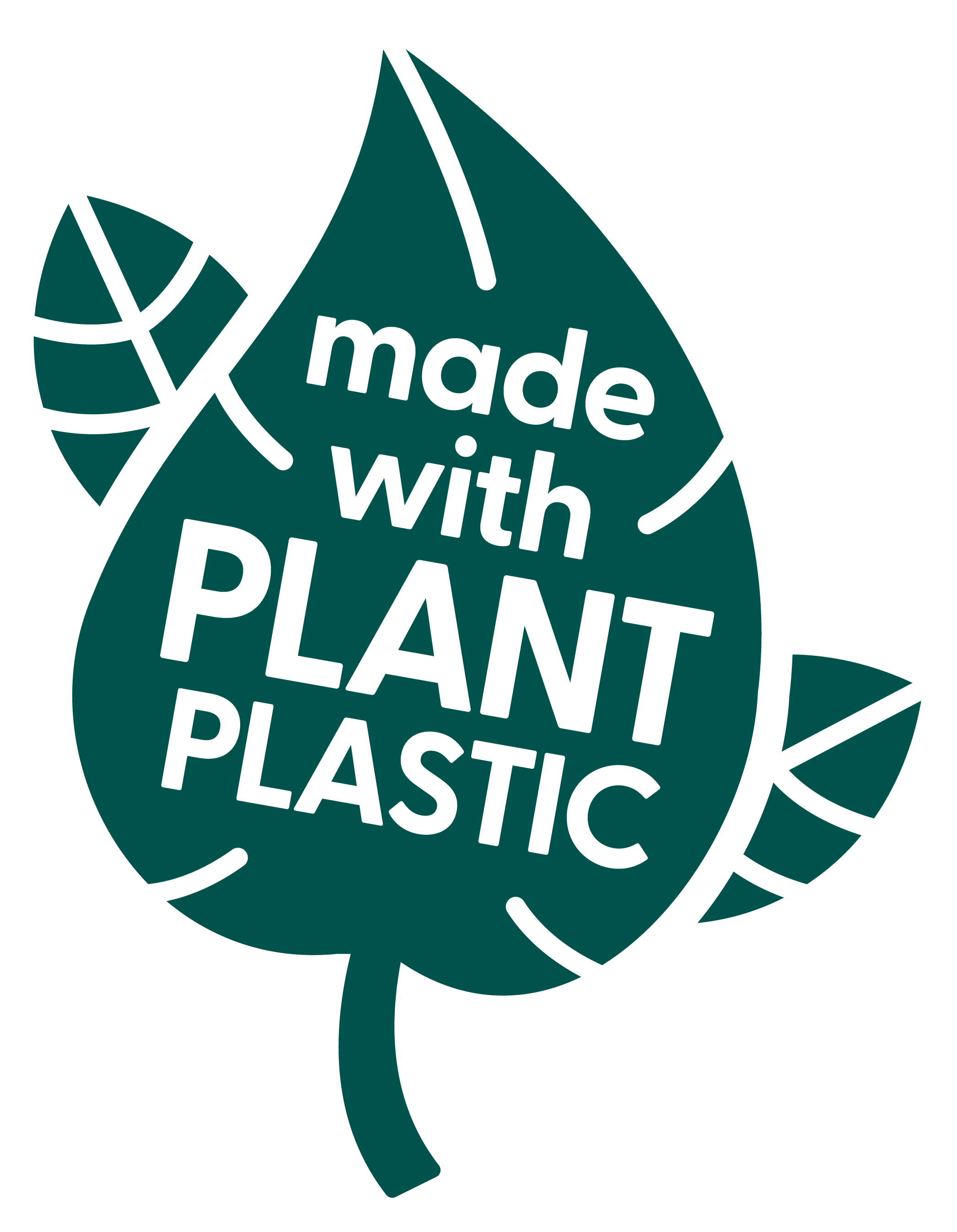 Conçu avec du plastique d’origine végétale