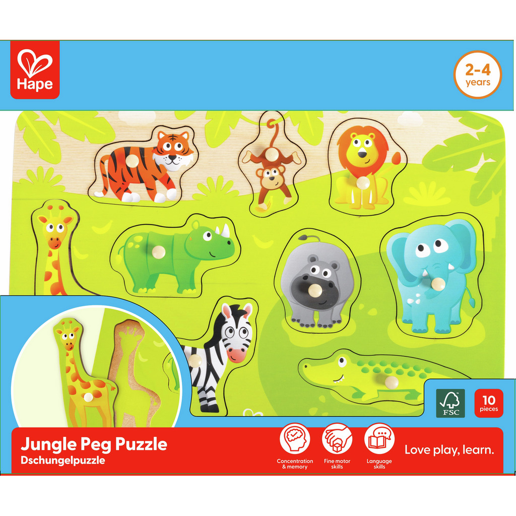 Puzzle à boutons jungle Puzzle à boutons jungle