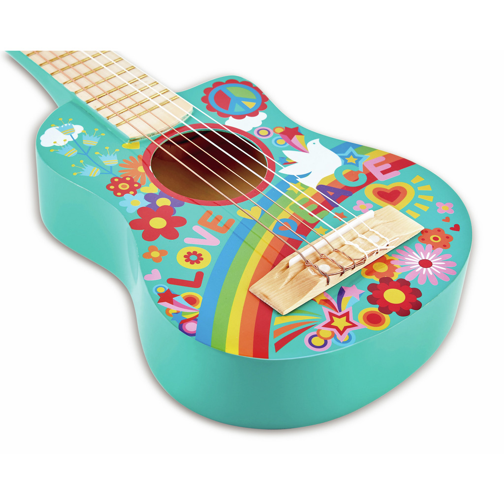 Guitare flower power Guitare flower power