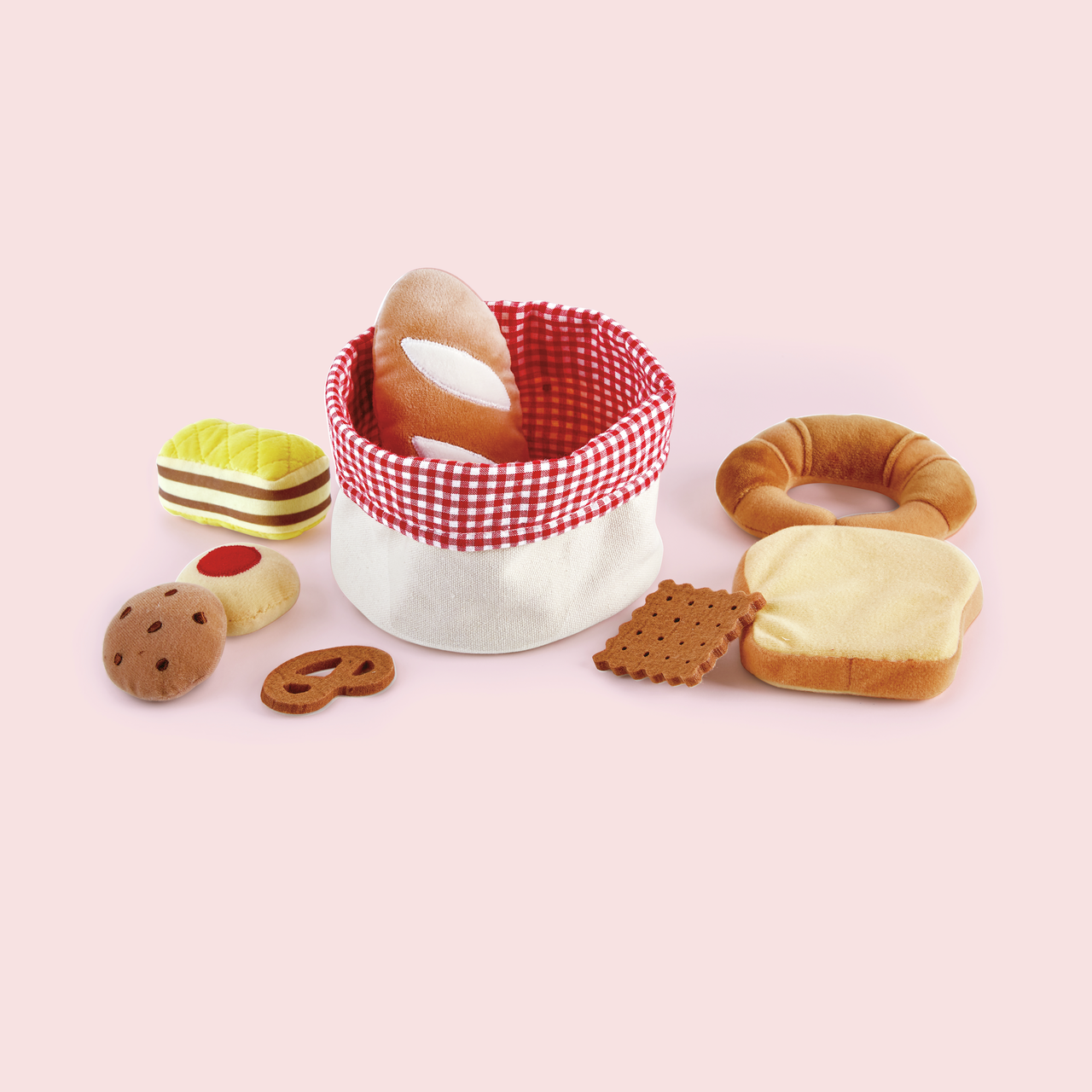 Panier de viennoiseries en tissu Panier de viennoiseries en tissu