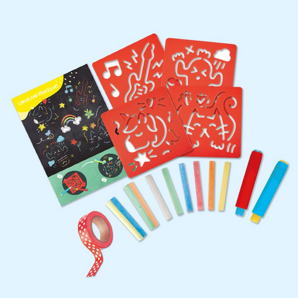 Coffret artistique craies et feutres Coffret artistique craies et feutres