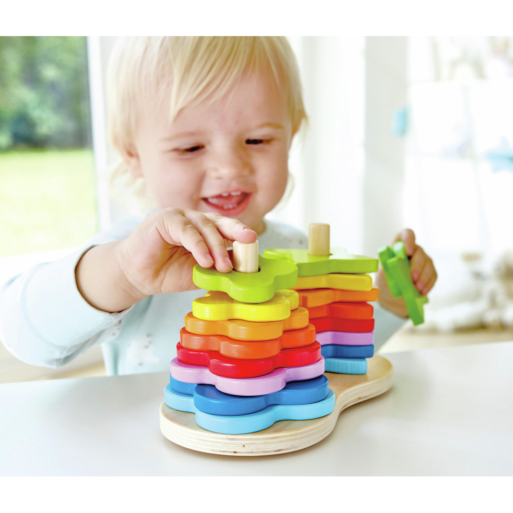 Puzzle arc-en-ciel à empiler Puzzle arc-en-ciel à empiler