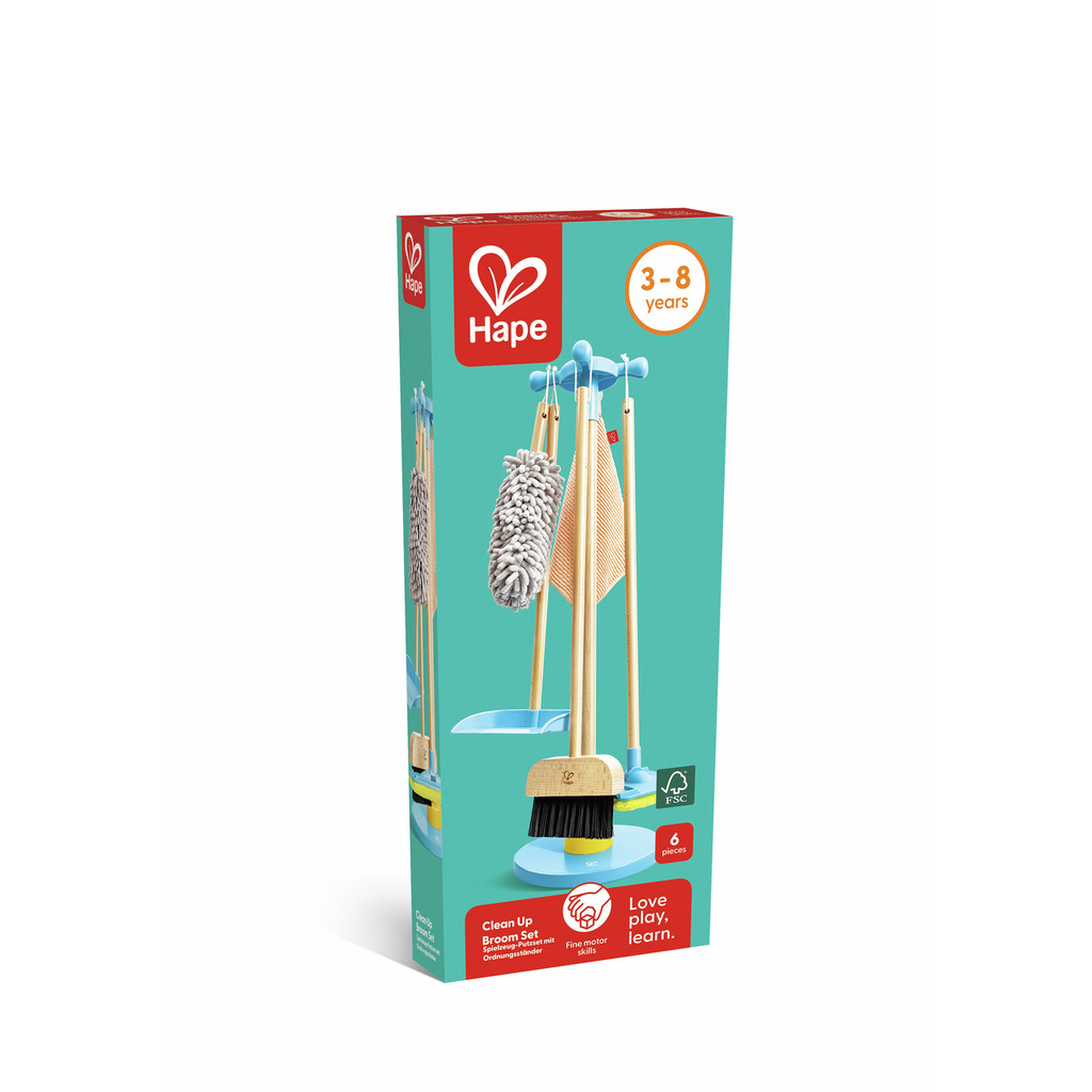 Support pour balais et set de nettoyage Support pour balais et set de nettoyage