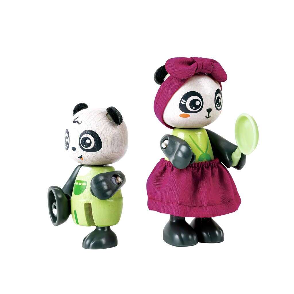 Maison en bambou des pandas Maison en bambou des pandas