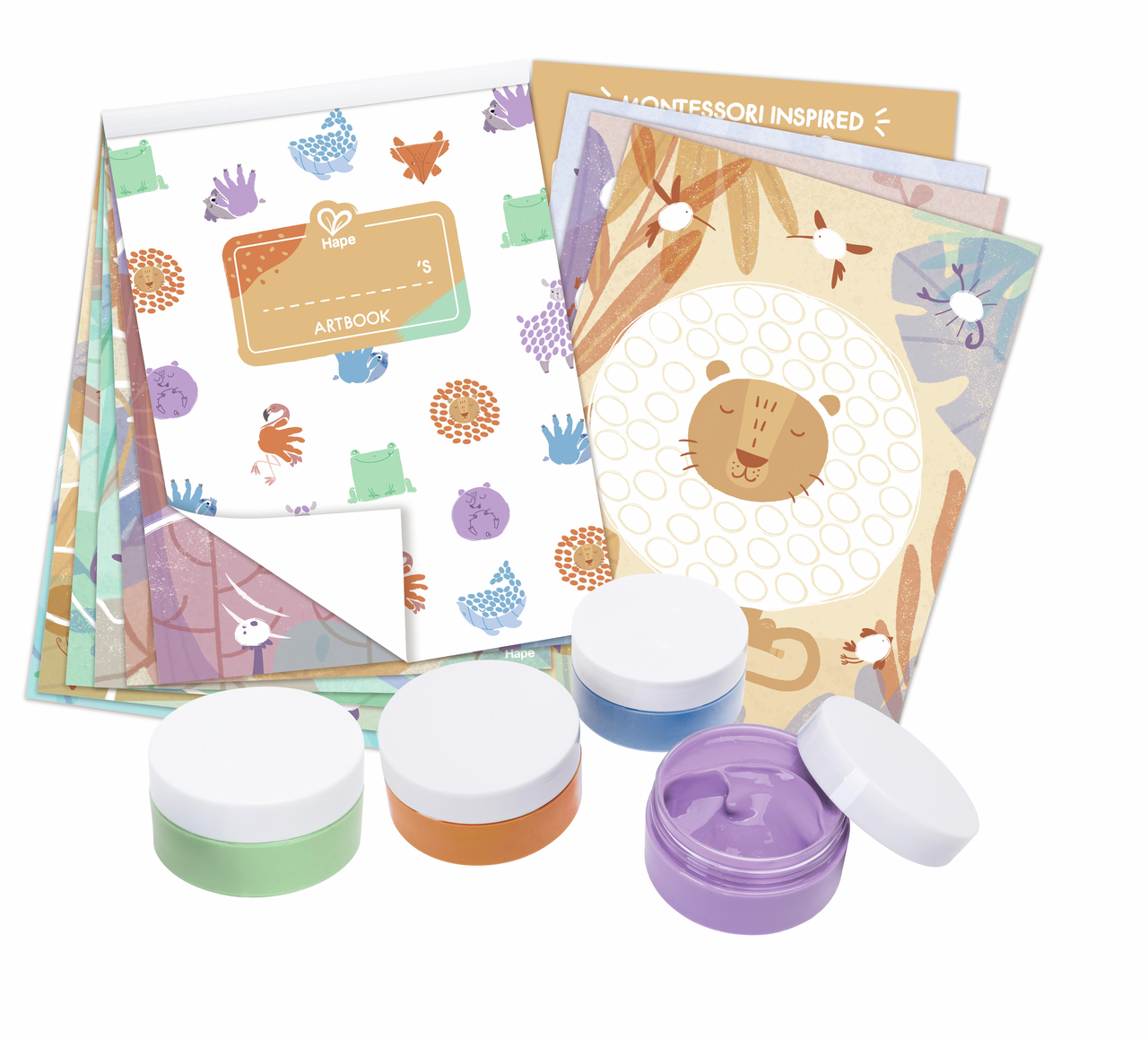 Set de peinture au doigt Set de peinture au doigt