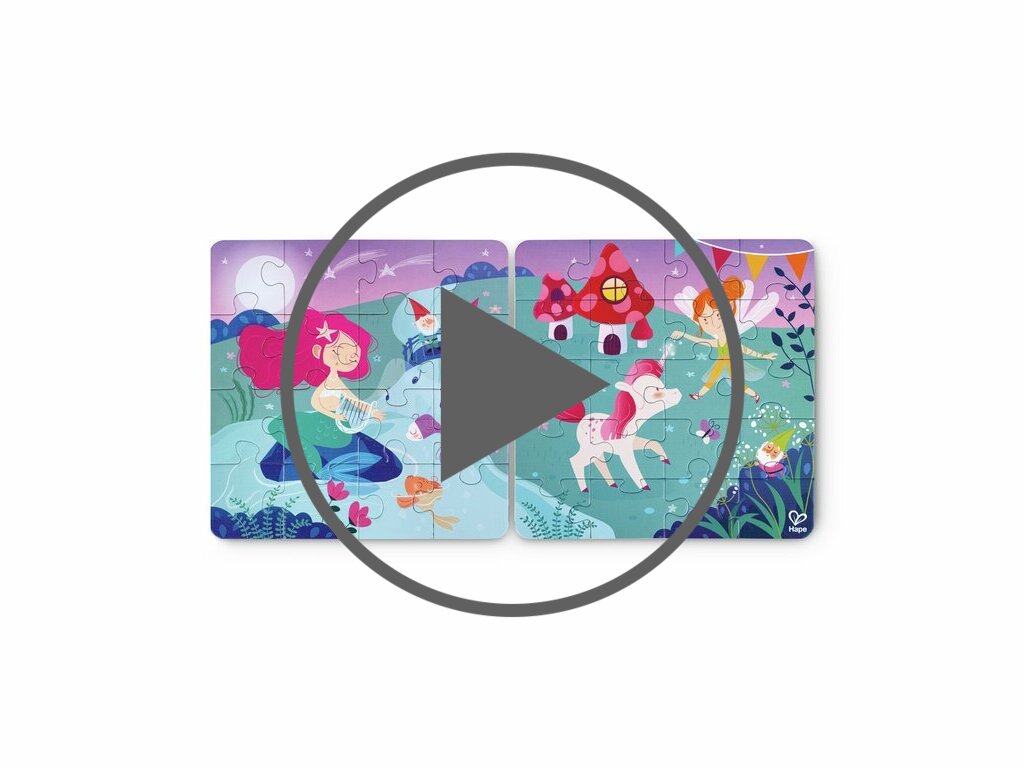Puzzle pays des fées storytelling 4 en 1 Puzzle pays des fées storytelling 4 en 1