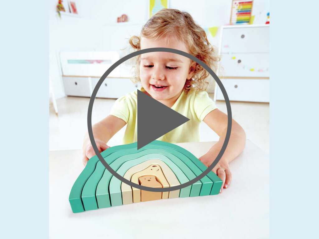 Blocs à empiler Ours polaire arctique Blocs à empiler Ours polaire arctique