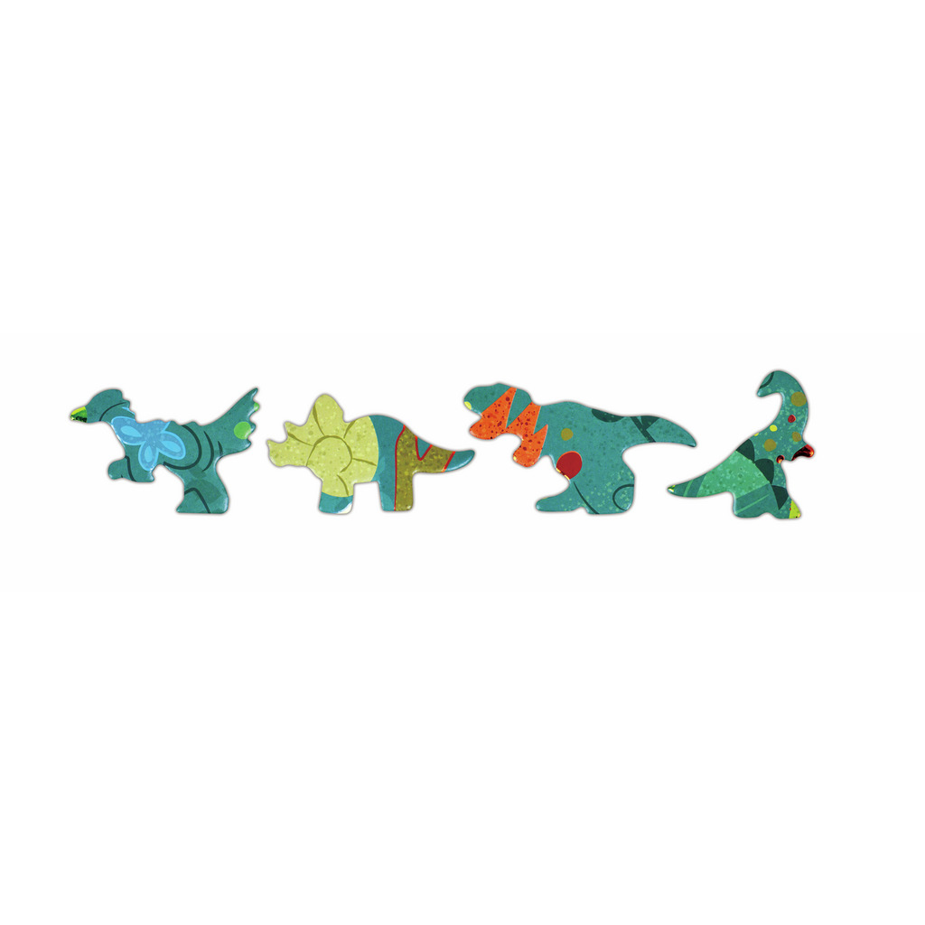 Puzzle géant dinosaures (200 pcs)