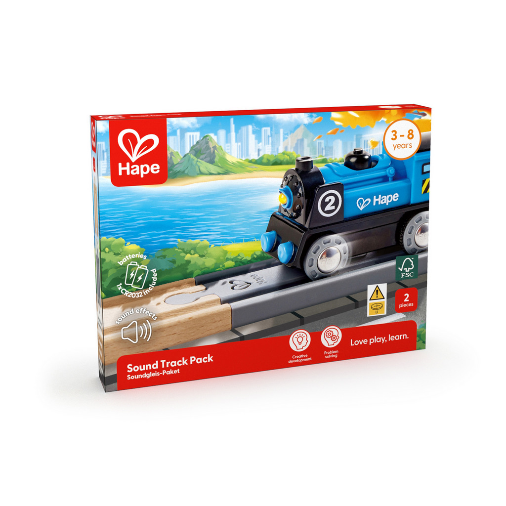 Pack de 2 rails - bois et sonore Pack de 2 rails - bois et sonore