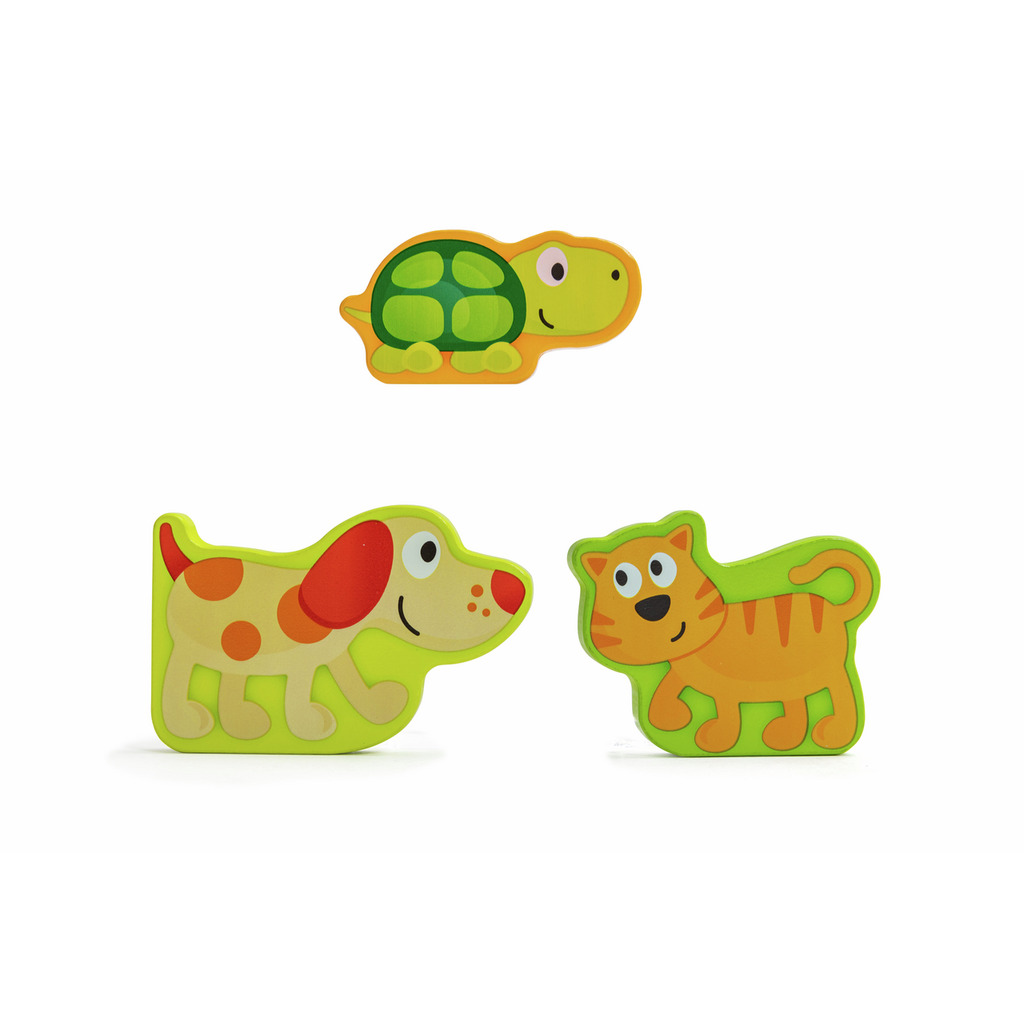 Puzzle Puppy et ses amis 3 en 1 Puzzle Puppy et ses amis 3 en 1