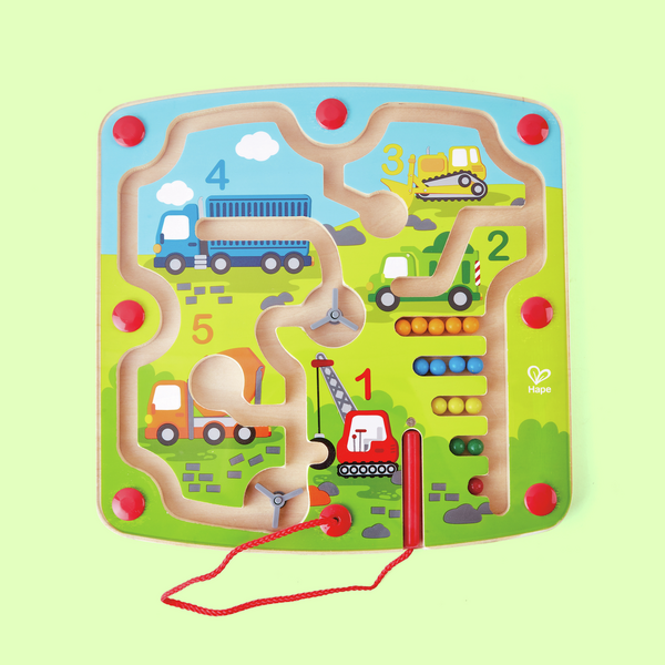 Labyrinthe magnétique véhicules de chantier Labyrinthe magnétique véhicules de chantier