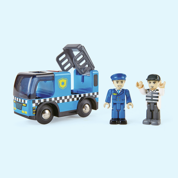 Voiture de police avec sirène Voiture de police avec sirène