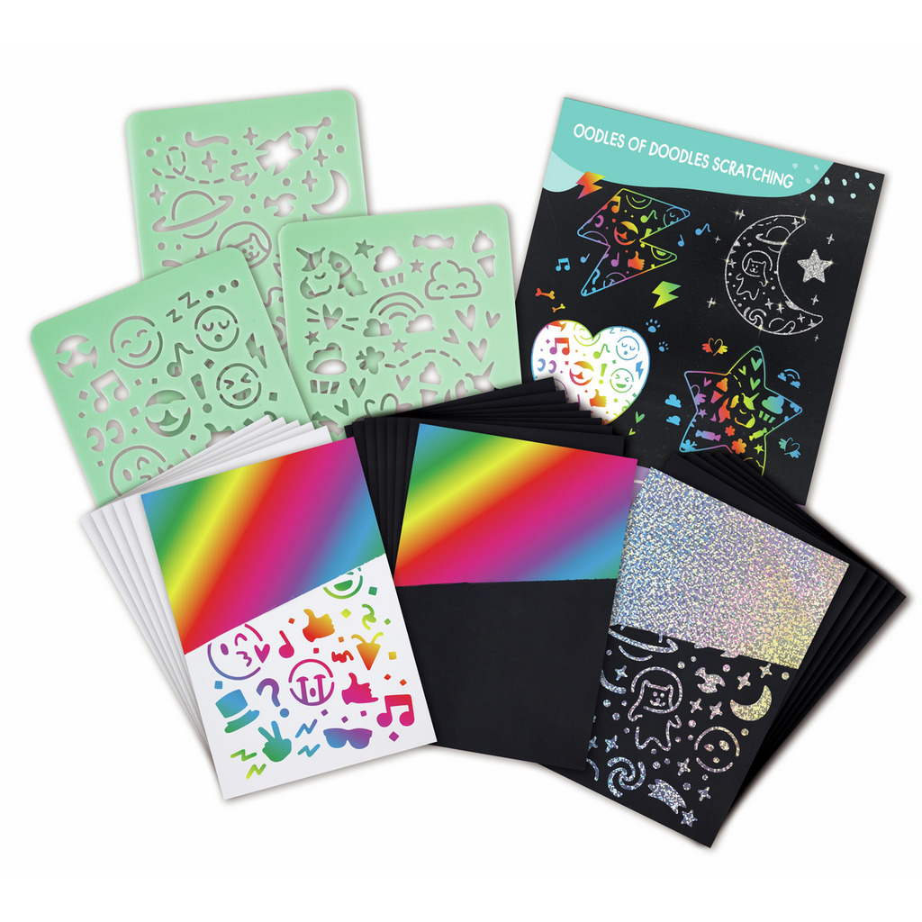 Coffret artistique tableaux à gratter Coffret artistique tableaux à gratter