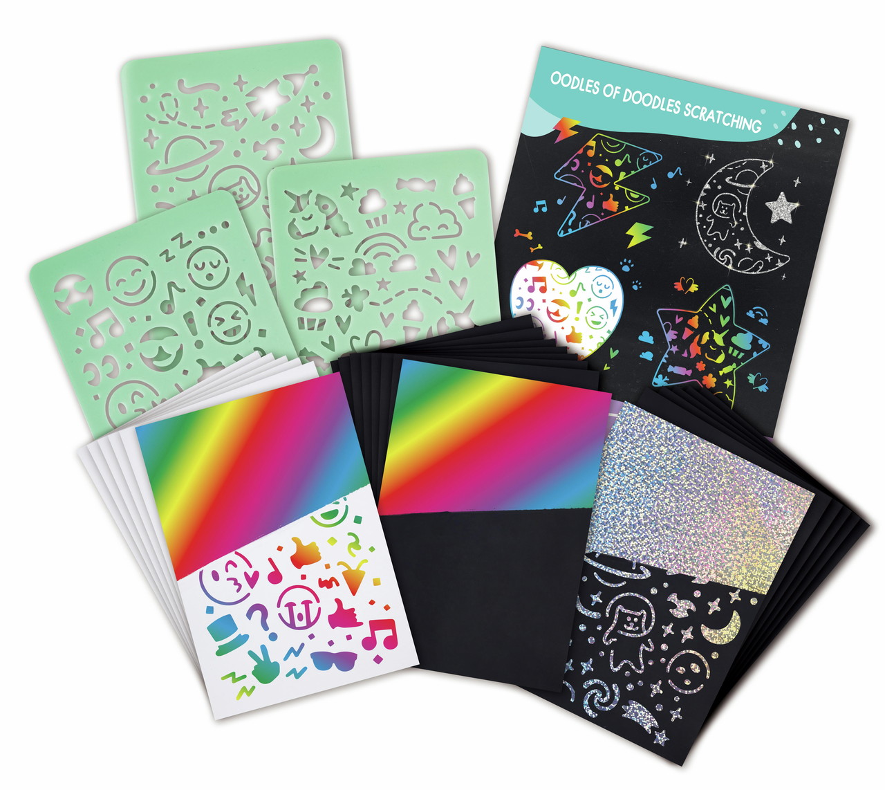 Coffret artistique tableaux à gratter Coffret artistique tableaux à gratter