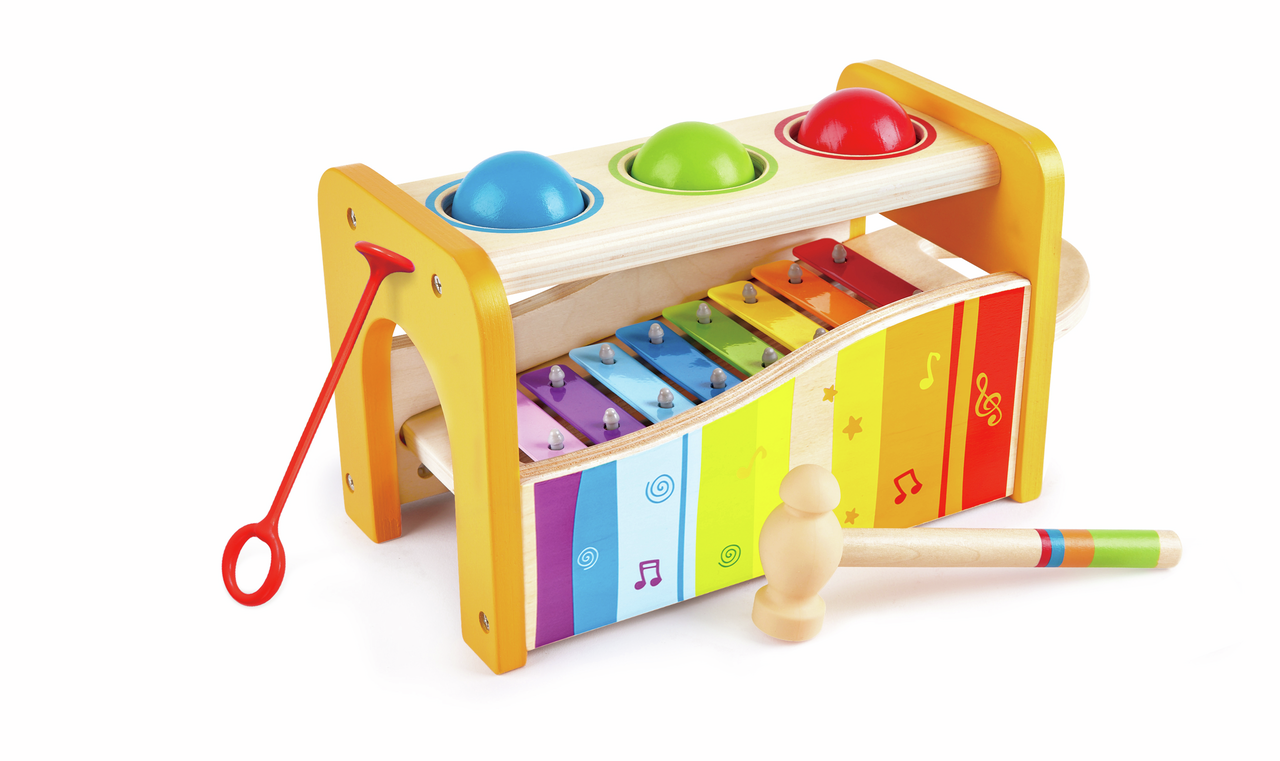 Banc à marteler avec xylophone