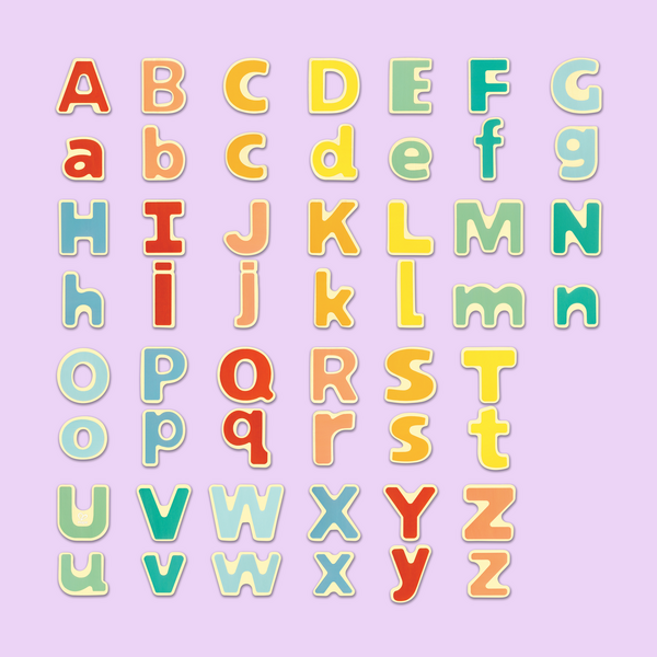 Mon alphabet aimanté - majuscules et minuscules Mon alphabet aimanté - majuscules et minuscules