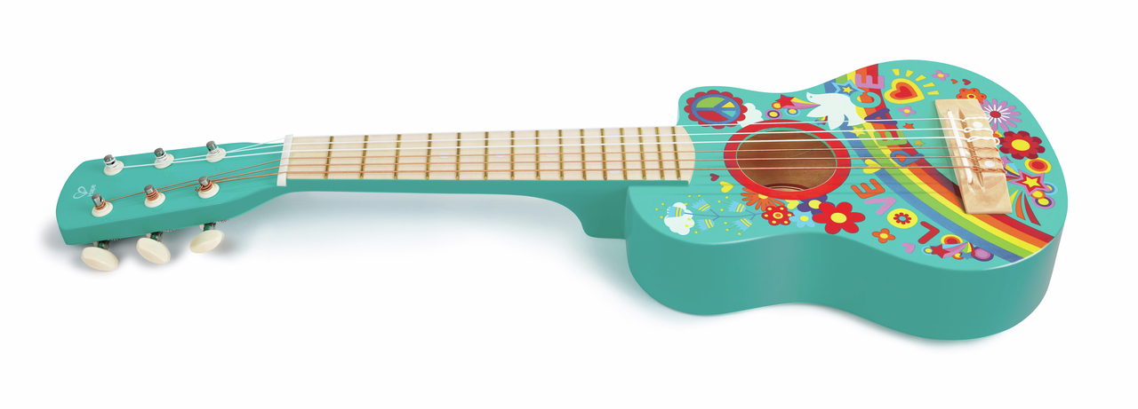 Guitare flower power Guitare flower power