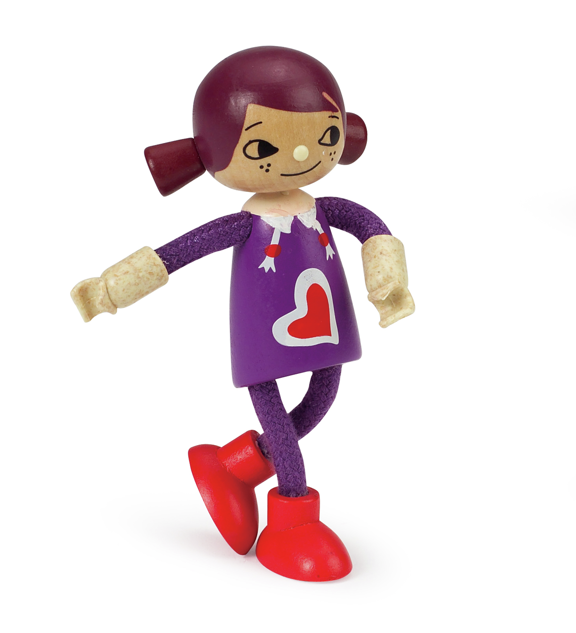 Poupée en bois fille