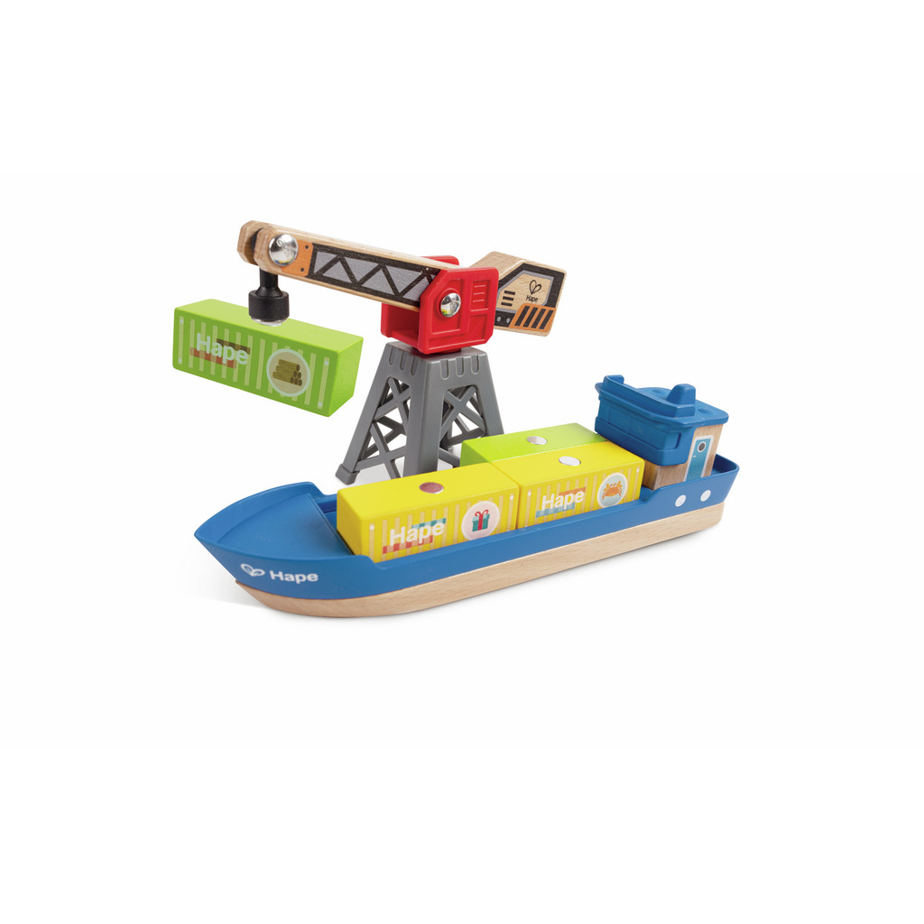 Bateau cargo et grue Bateau cargo et grue