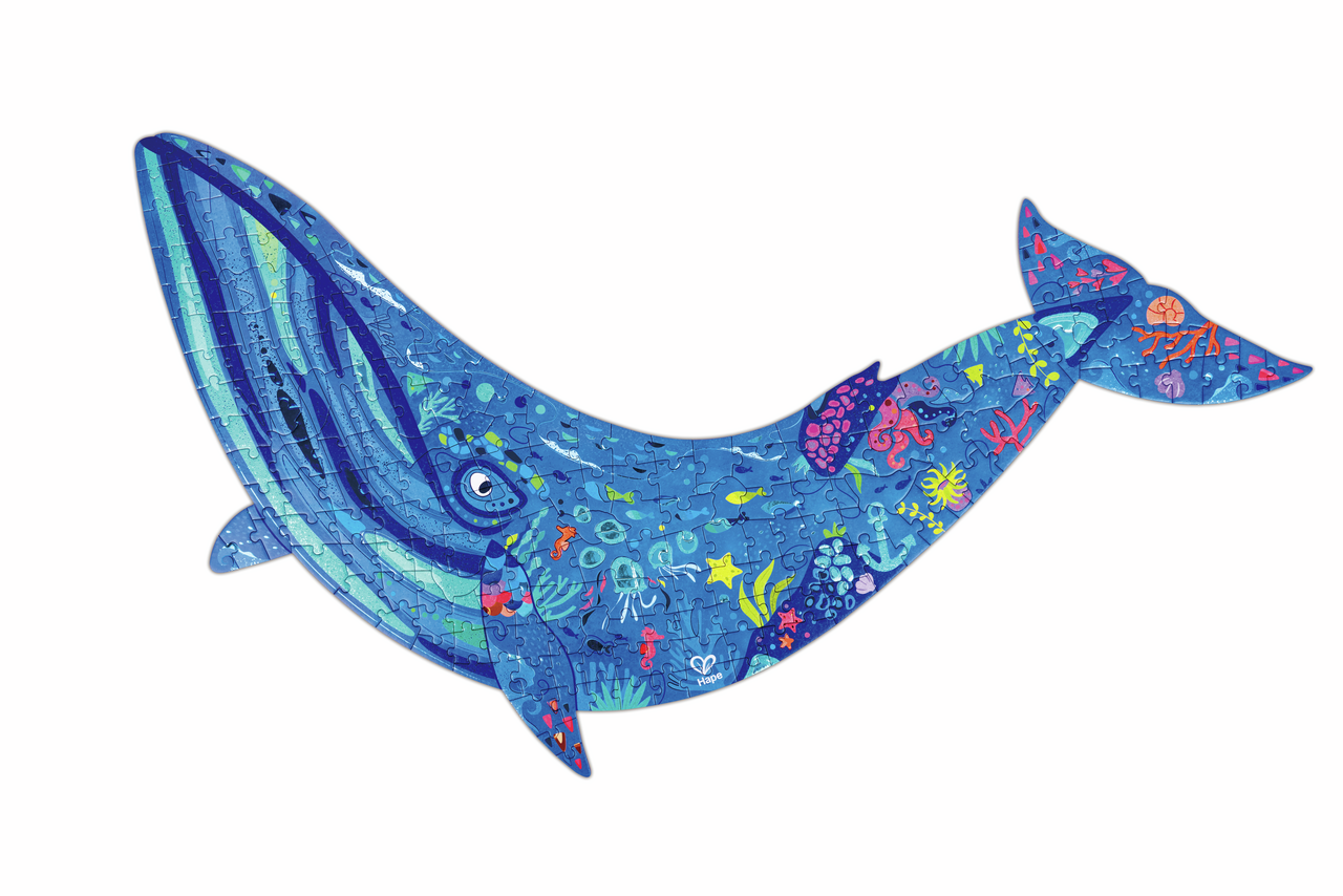 Puzzle géant baleine (200 pcs)