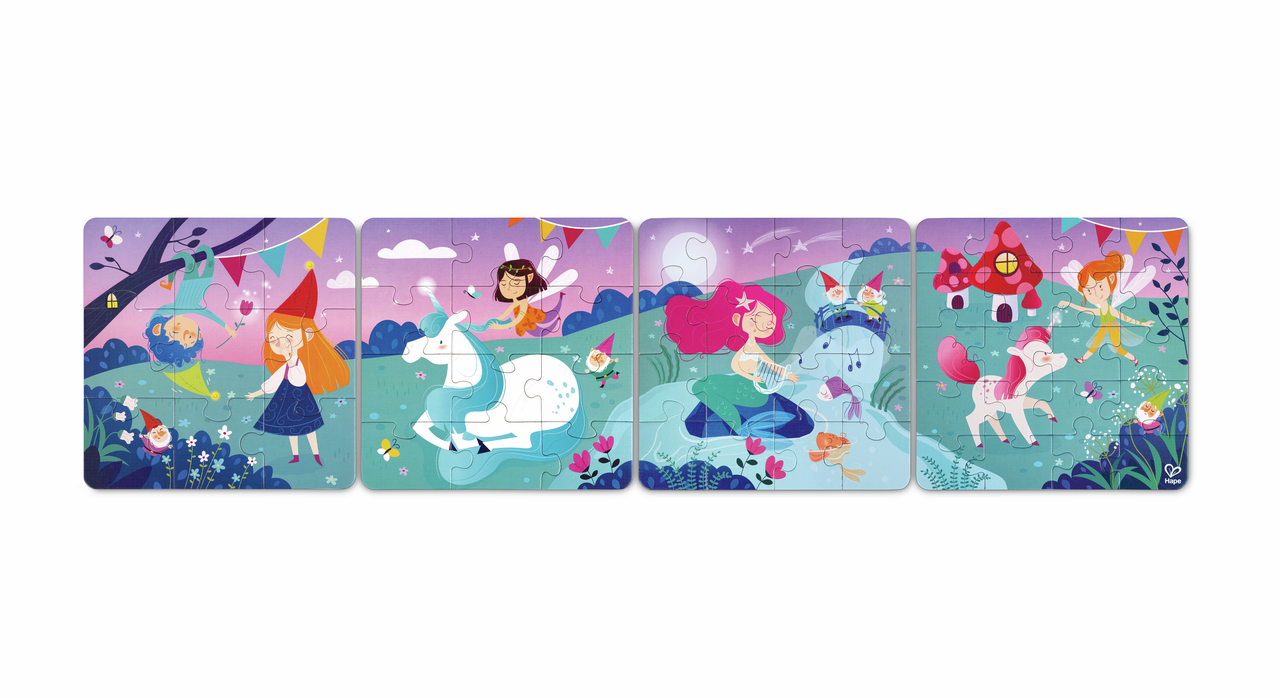 Puzzle pays des fées storytelling 4 en 1 Puzzle pays des fées storytelling 4 en 1