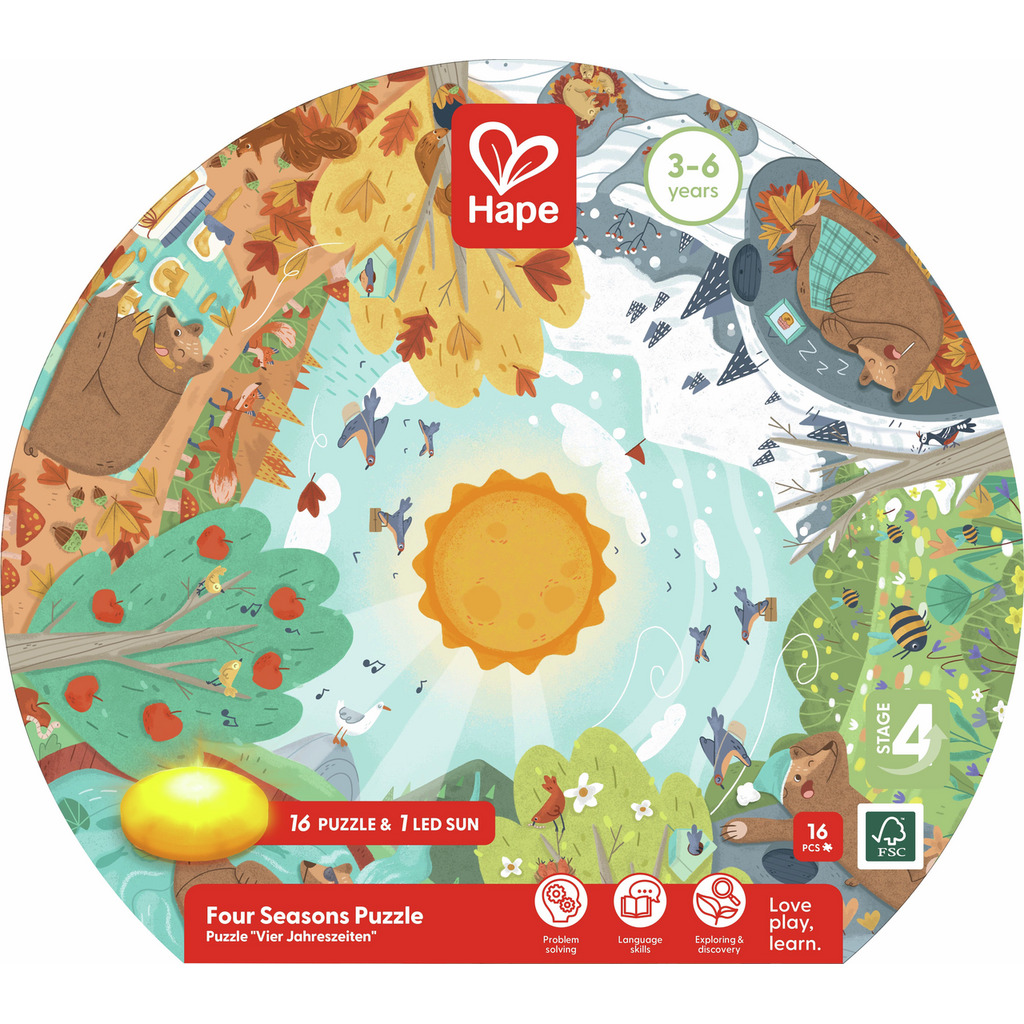 Puzzle circulaire 4 saisons Puzzle circulaire 4 saisons
