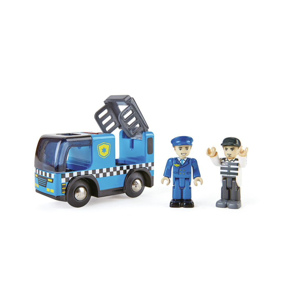 Voiture de police avec sirène