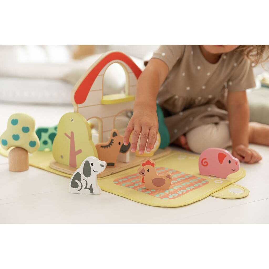 Ferme transportable en bois et tissu Ferme transportable en bois et tissu