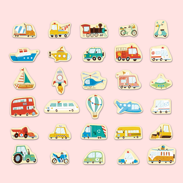 Aimants - les moyens de transport Aimants - les moyens de transport