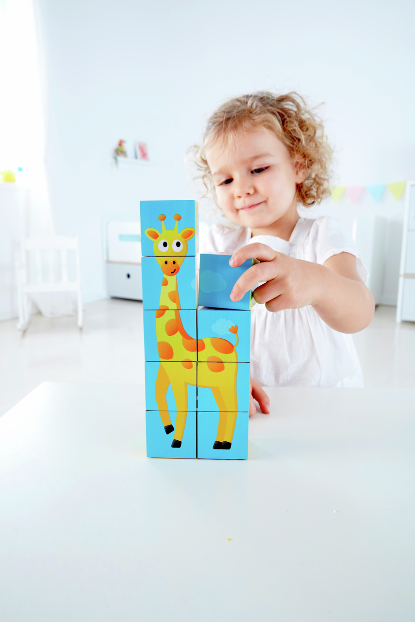 Puzzle cubes animaux de la jungle Puzzle cubes animaux de la jungle