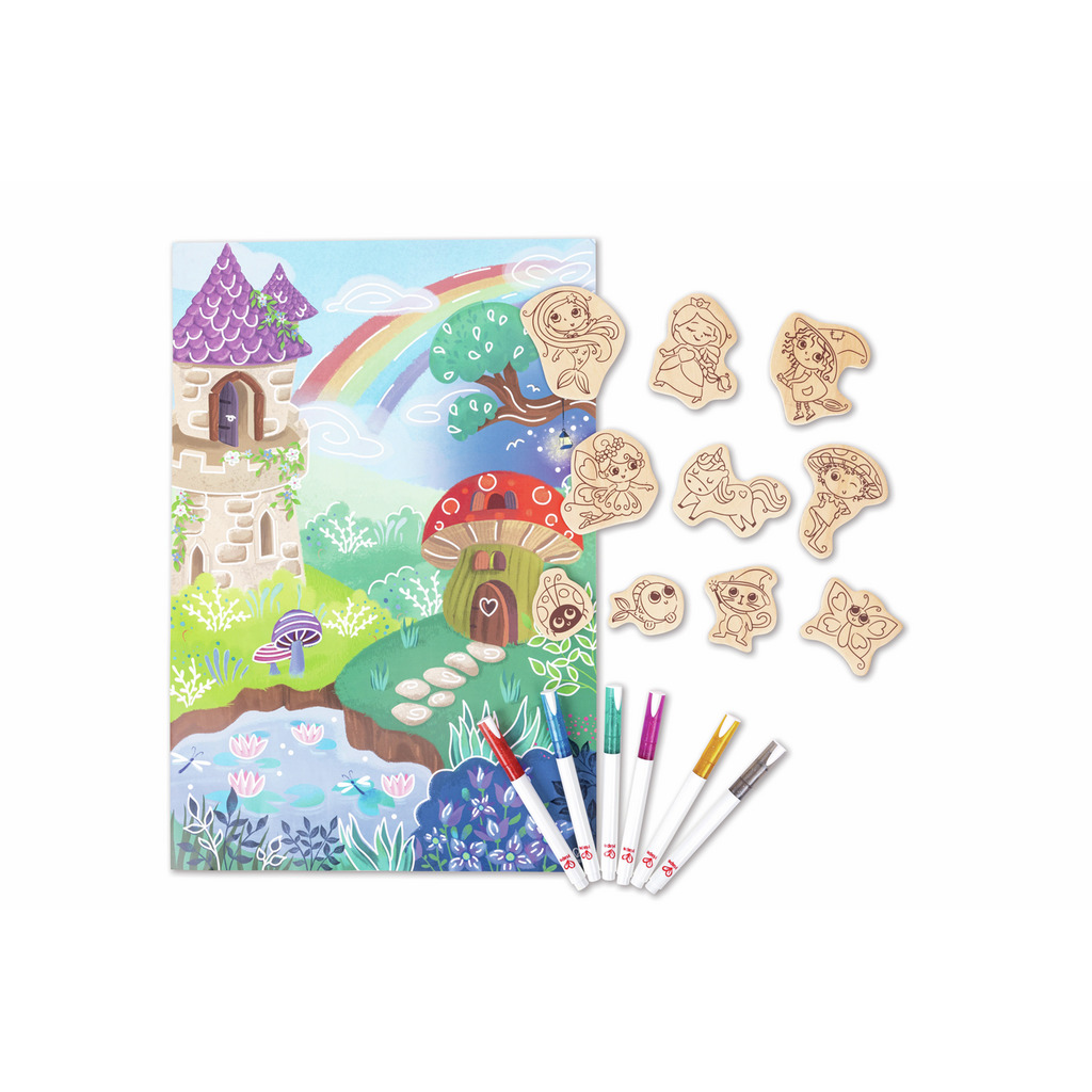 Aimants féeriques à colorier Aimants féeriques à colorier