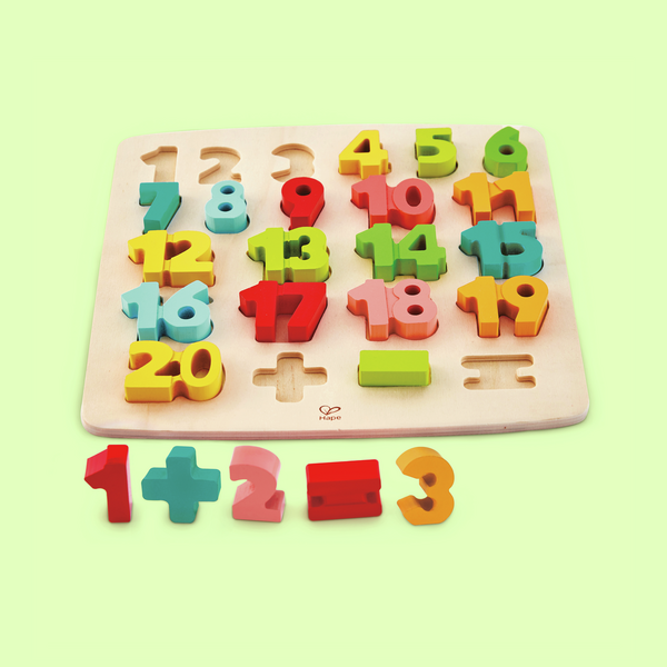 Puzzle à grosses pièces maths