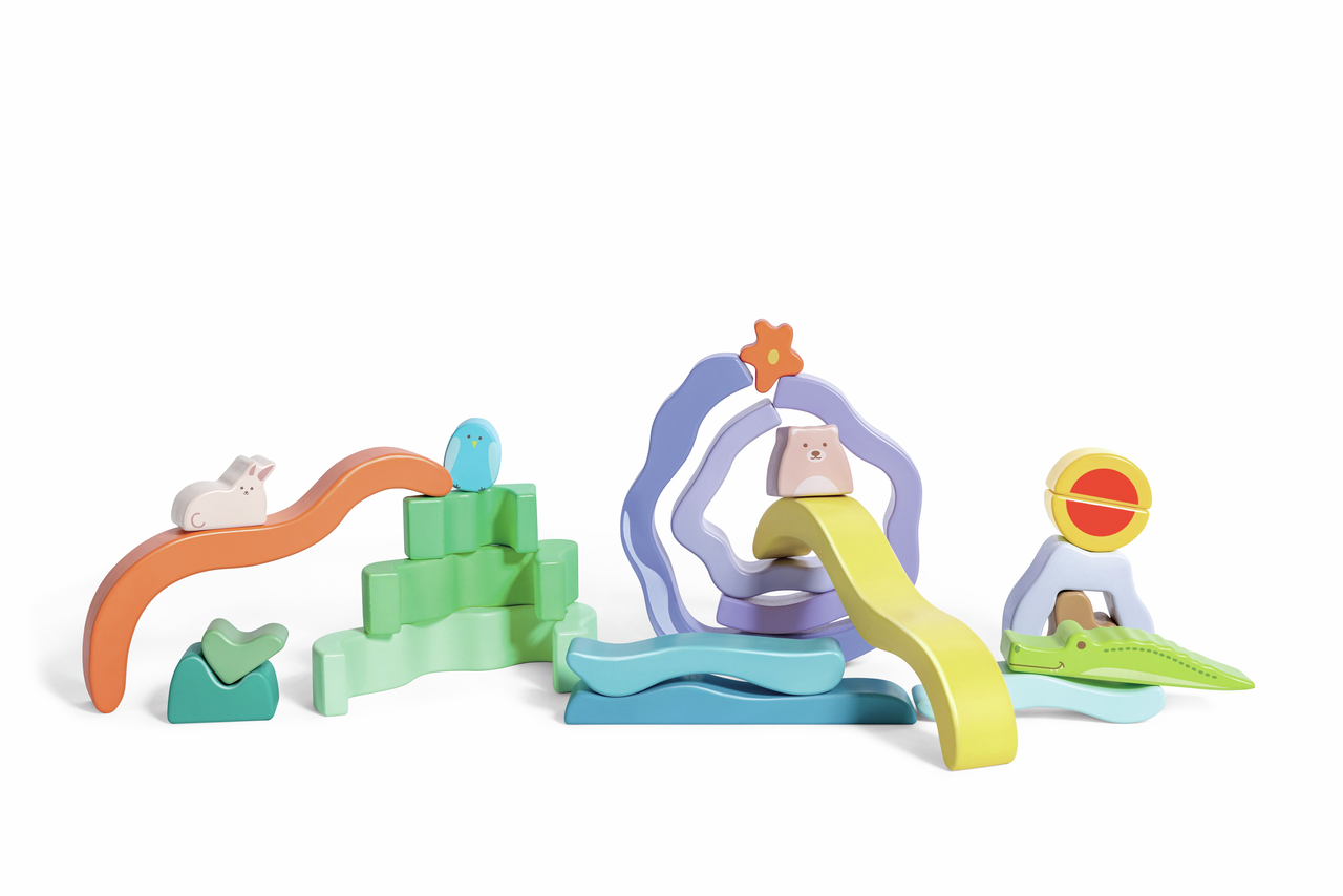 Blocs à empiler – nature et animaux Blocs à empiler – nature et animaux