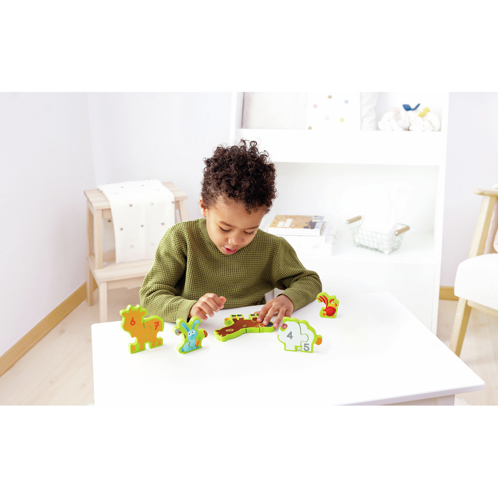 Puzzle chiffres et animaux de la ferme Puzzle chiffres et animaux de la ferme