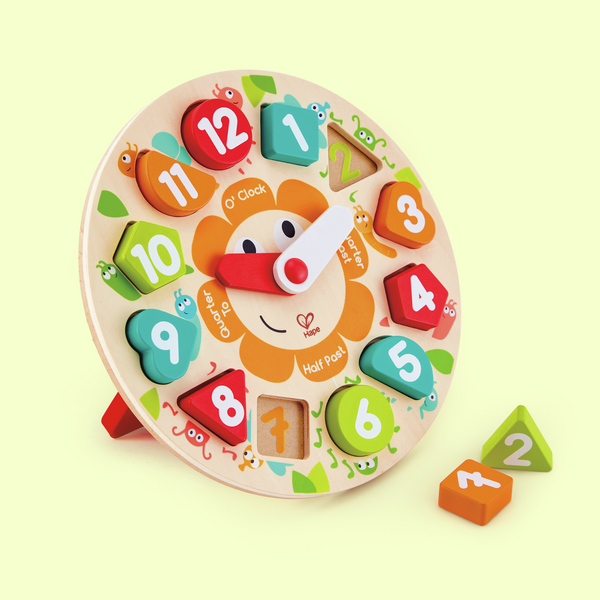 Puzzle à grosses pièces horloge
