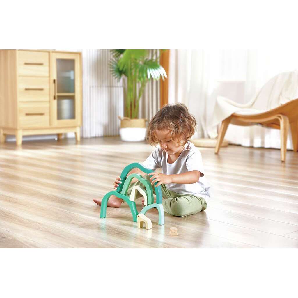 Blocs à empiler Ours polaire arctique Blocs à empiler Ours polaire arctique