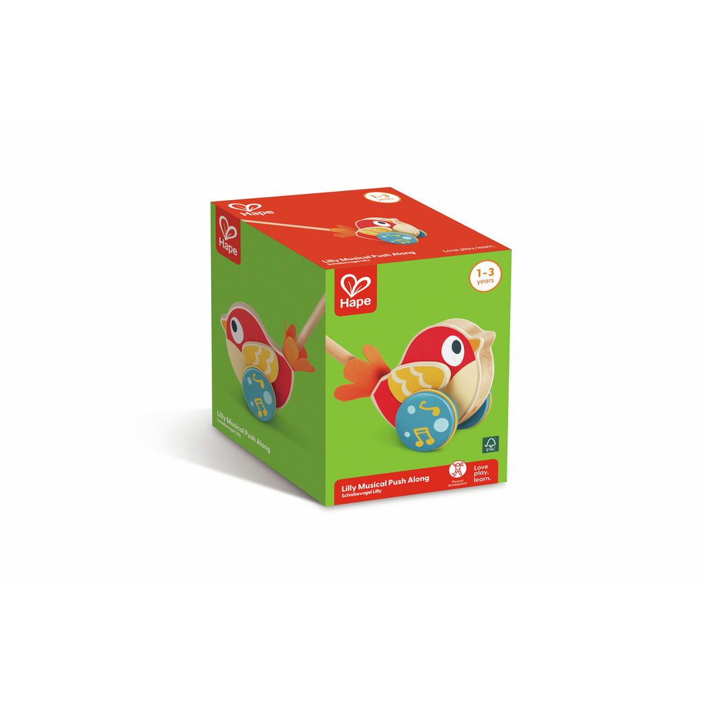 Oiseau Lilly musical à pousser Oiseau Lilly musical à pousser