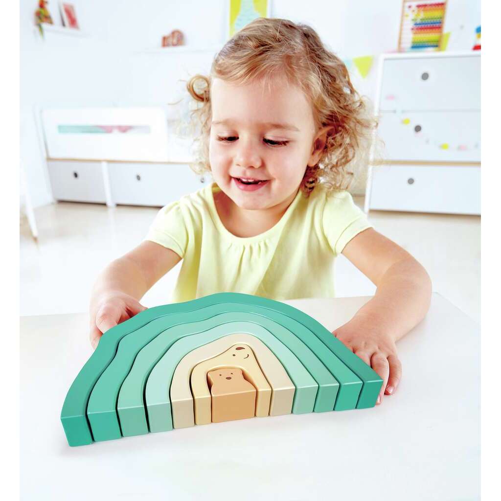 Blocs à empiler Ours polaire arctique Blocs à empiler Ours polaire arctique