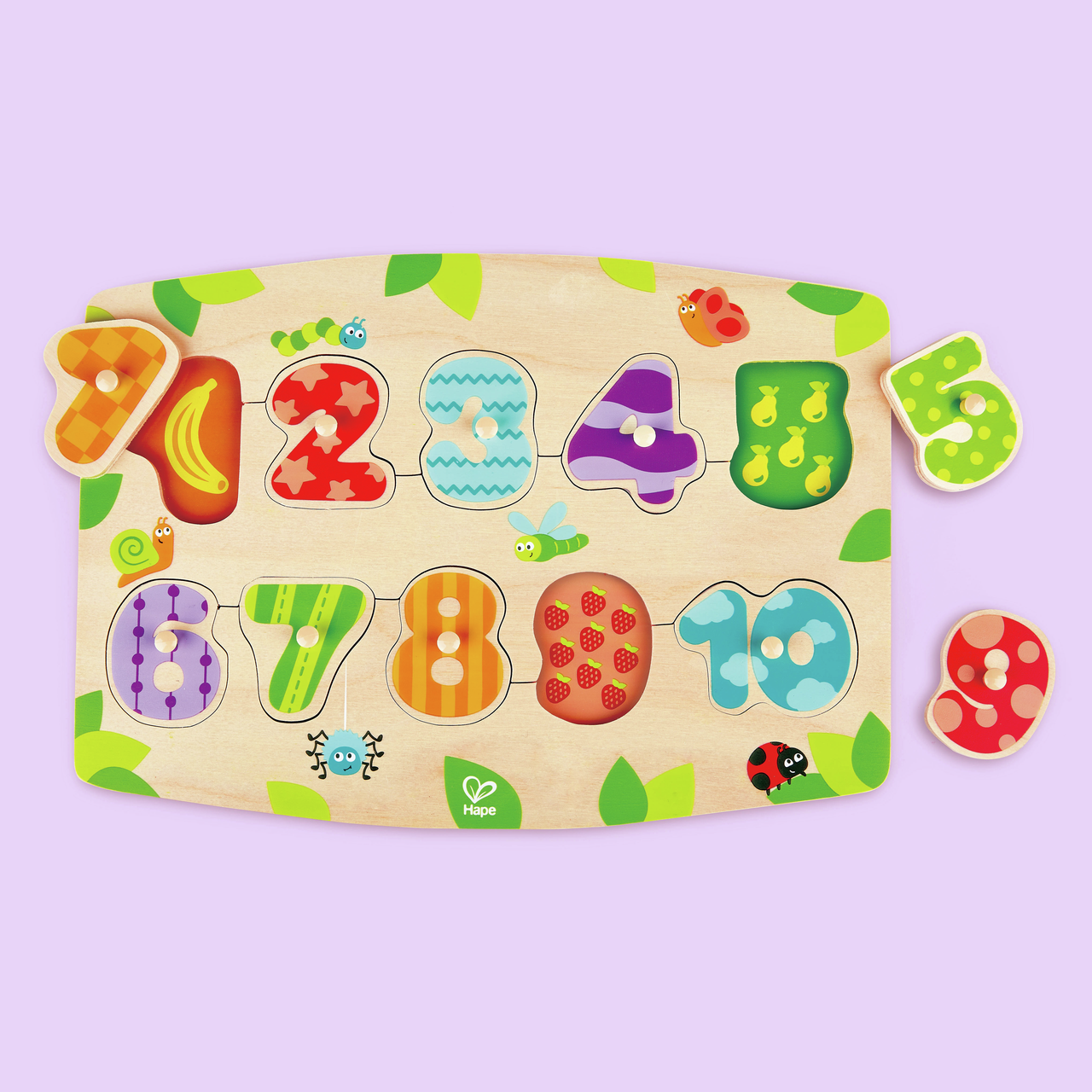 Puzzle à boutons chiffres