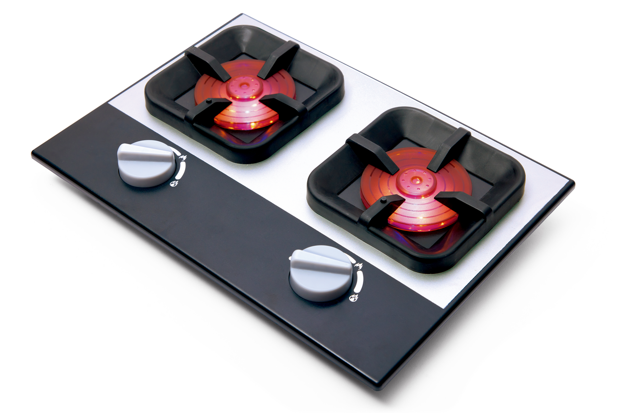 Cuisine deluxe interactive et bac de recyclage