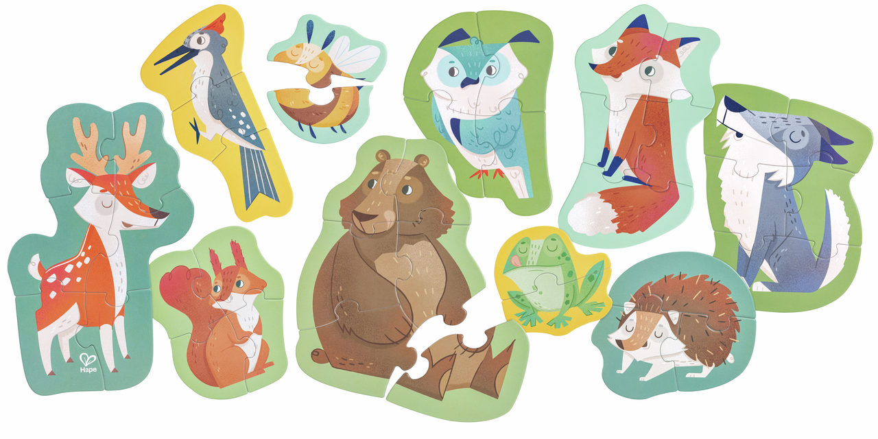 Puzzle - les animaux de la forêt