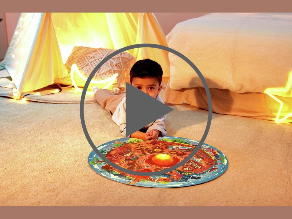 Puzzle circulaire centre de la Terre Puzzle circulaire centre de la Terre