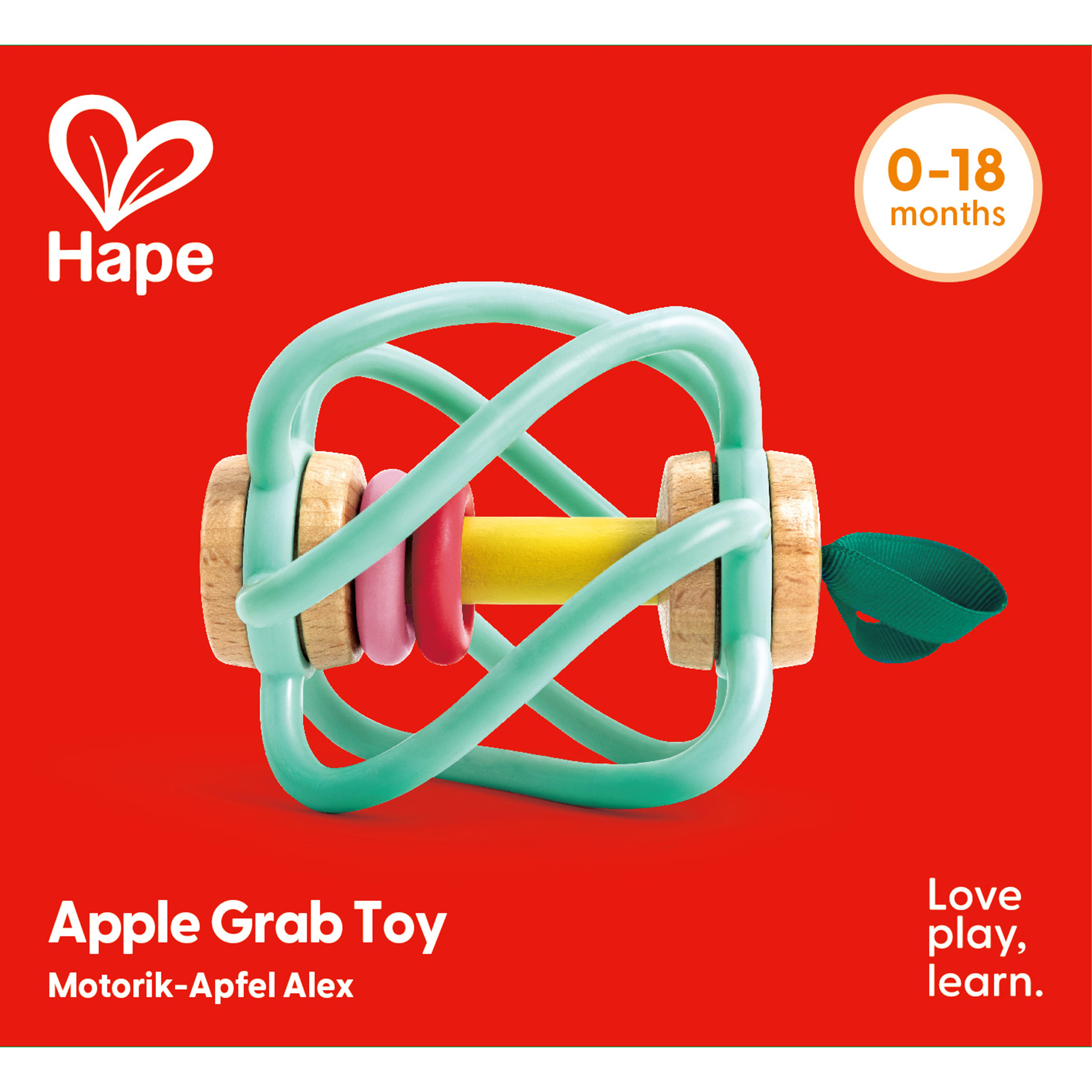 Hochet en forme de pomme