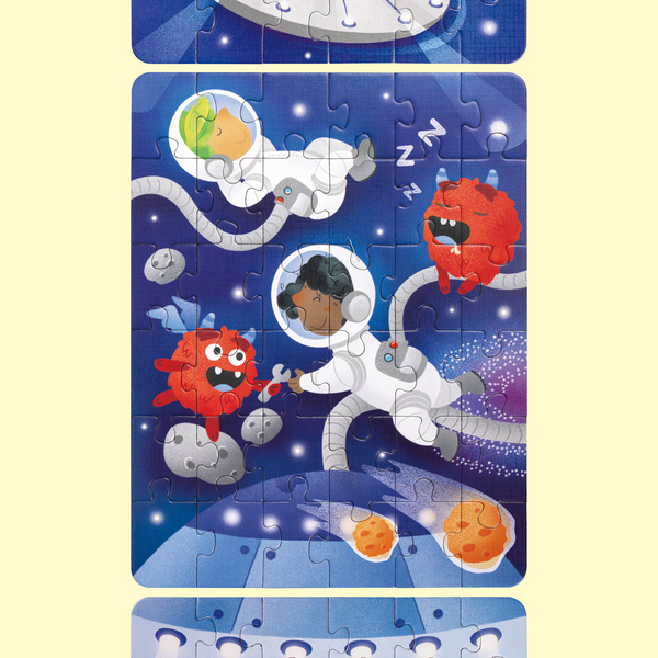 Puzzle intergalactique storytelling 3 en 1 Puzzle intergalactique storytelling 3 en 1