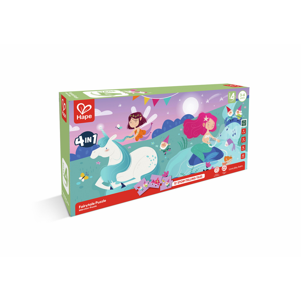 Puzzle pays des fées storytelling 4 en 1 Puzzle pays des fées storytelling 4 en 1