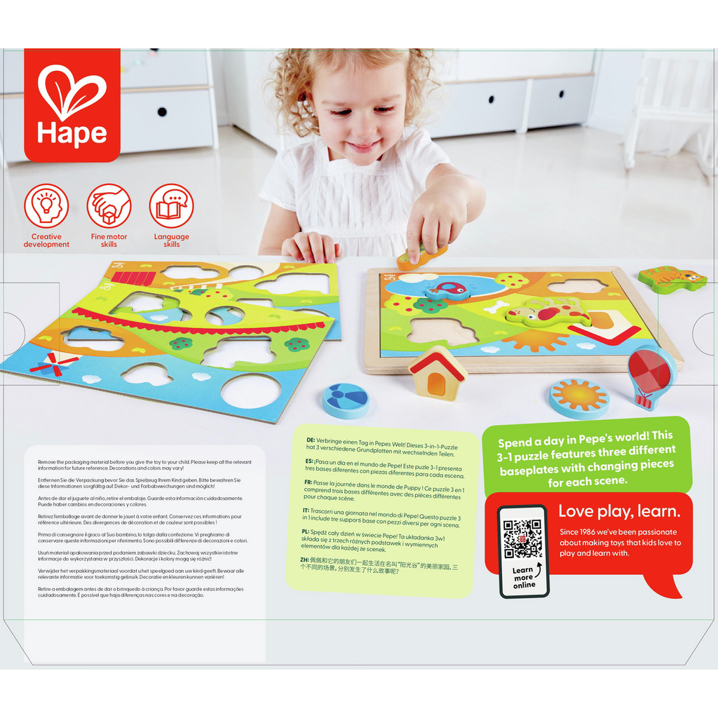 Puzzle Puppy et ses amis 3 en 1 Puzzle Puppy et ses amis 3 en 1