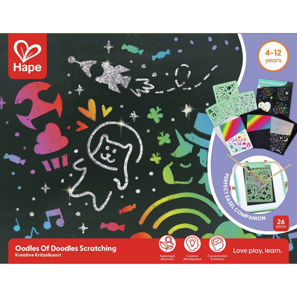 Coffret artistique tableaux à gratter Coffret artistique tableaux à gratter