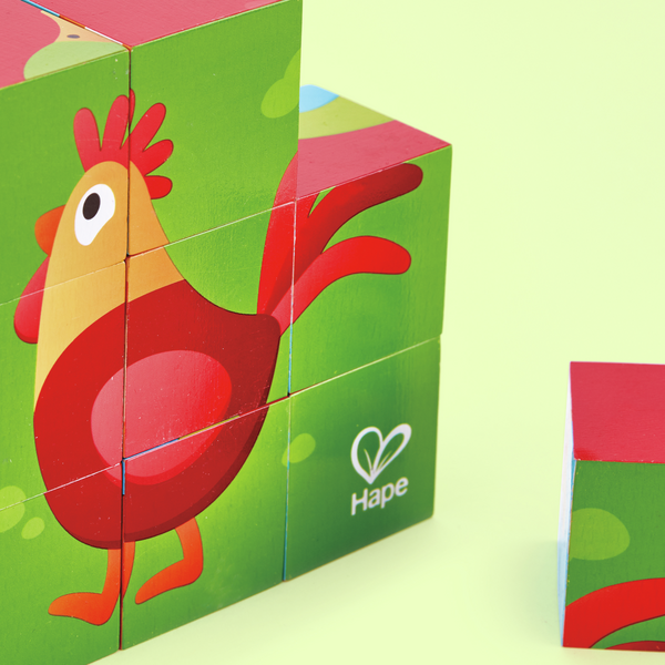 Puzzle cubes animaux de la ferme Puzzle cubes animaux de la ferme