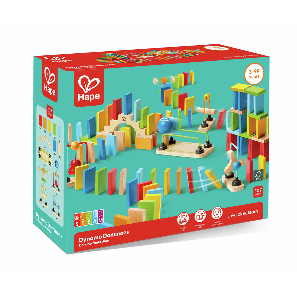 Circuit de dominos arc-en-ciel Circuit de dominos arc-en-ciel