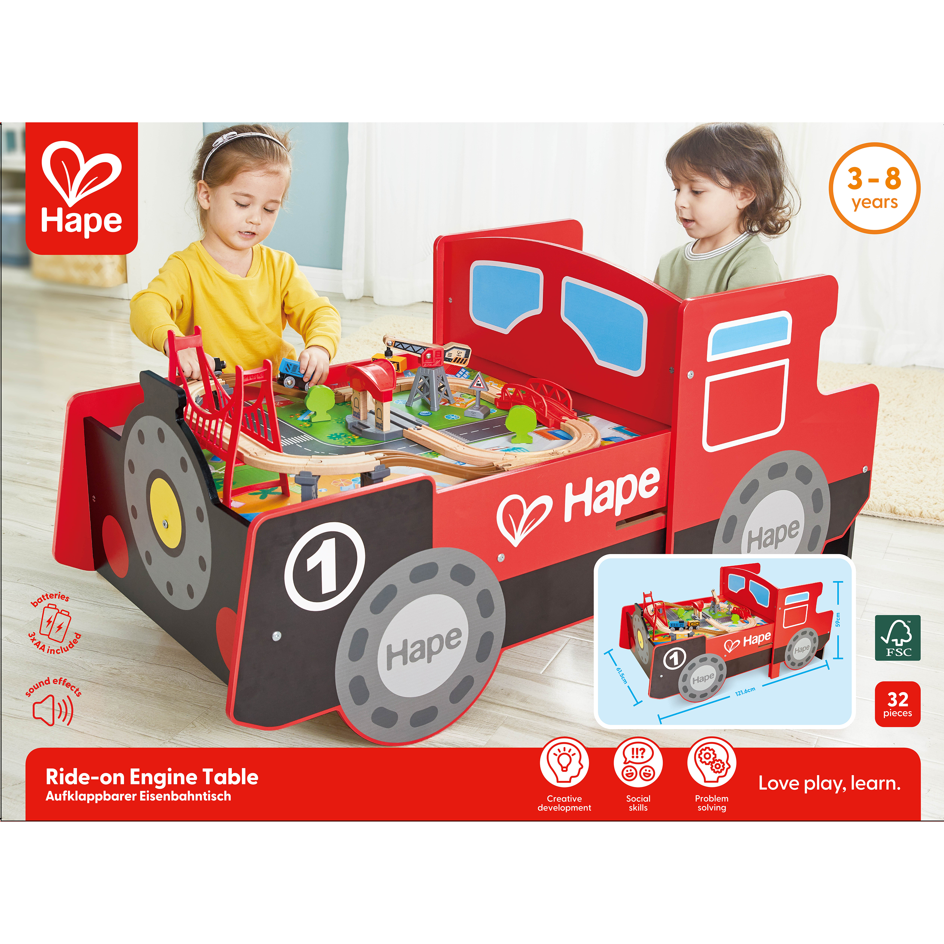Table train locomotive